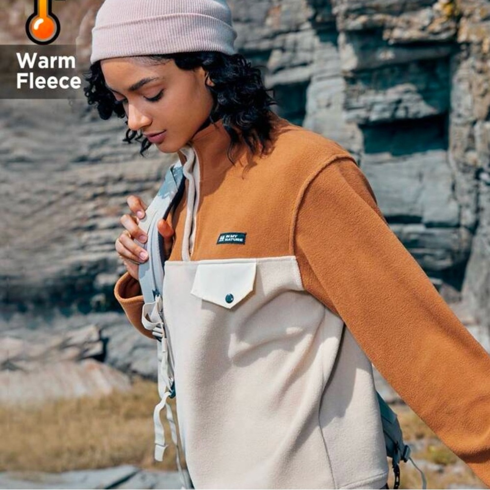 In My Nature | Fleece Snap Neck Pullover Top NWT - Picture 9 of 10